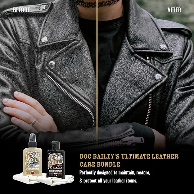 Doc Bailey's Leather Black