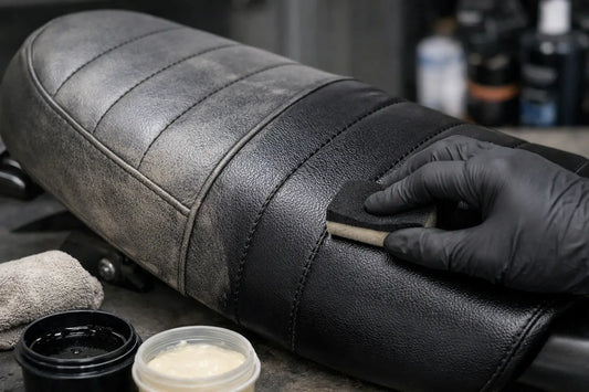 How to Restore Motorcycle Seat Color Properly