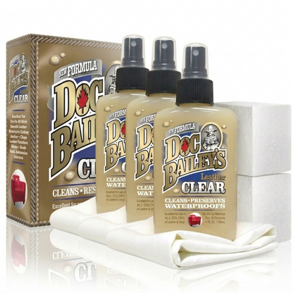Doc Bailey's Leather Clear, Clean, Condition & Waterproof All Leather Colors