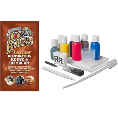 The Original Multi-Color Leather Restoration Re-Dye and Repair-A-Tear Kit